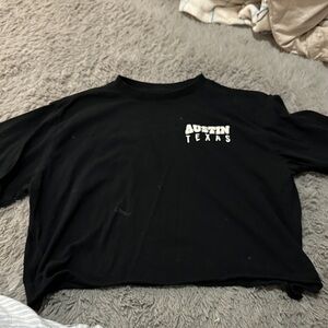 Black Austin Texas Graphic T-Shirt